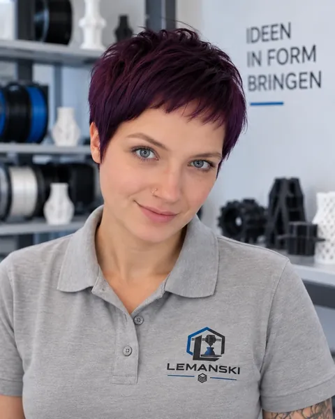 Tanja Lemanski, Inhaberin von 3D Druck Lemanski